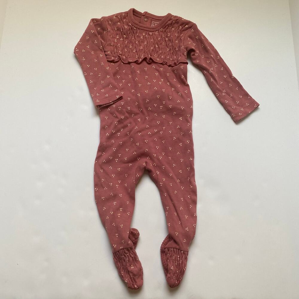 L'oved Baby Smocked One Piece Sleeper
